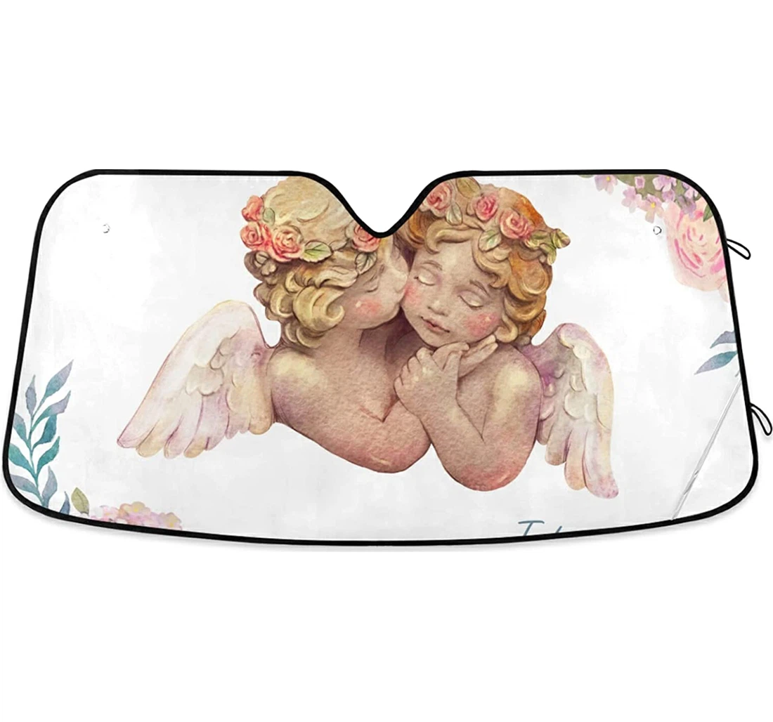 Cute Angels Auto Sun Shade