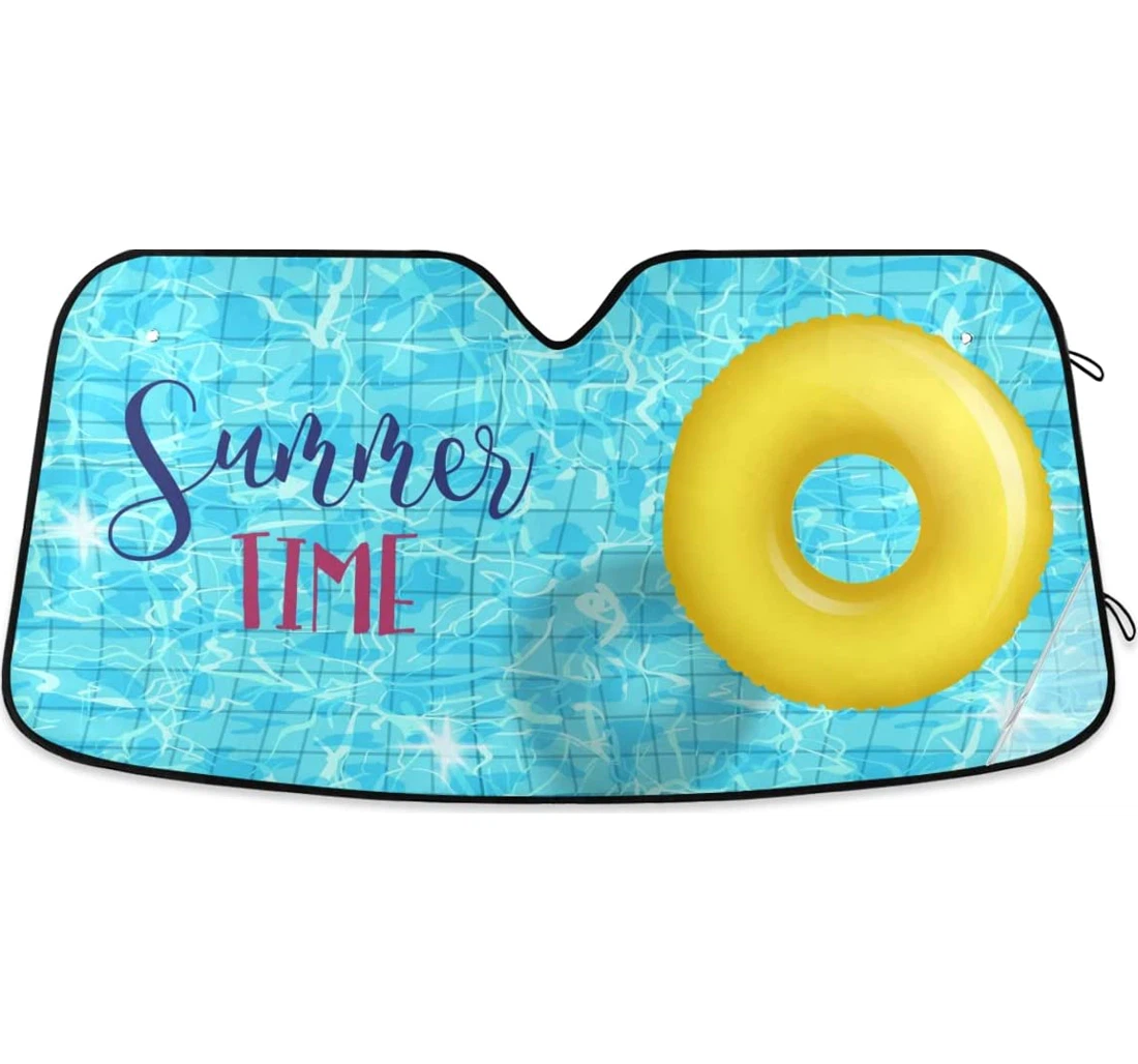 Swim Ring Swimming Pool Cars Vans Auto Sun Shade