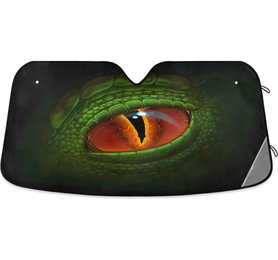 Green Dragon Eyes Auto Sun Shade