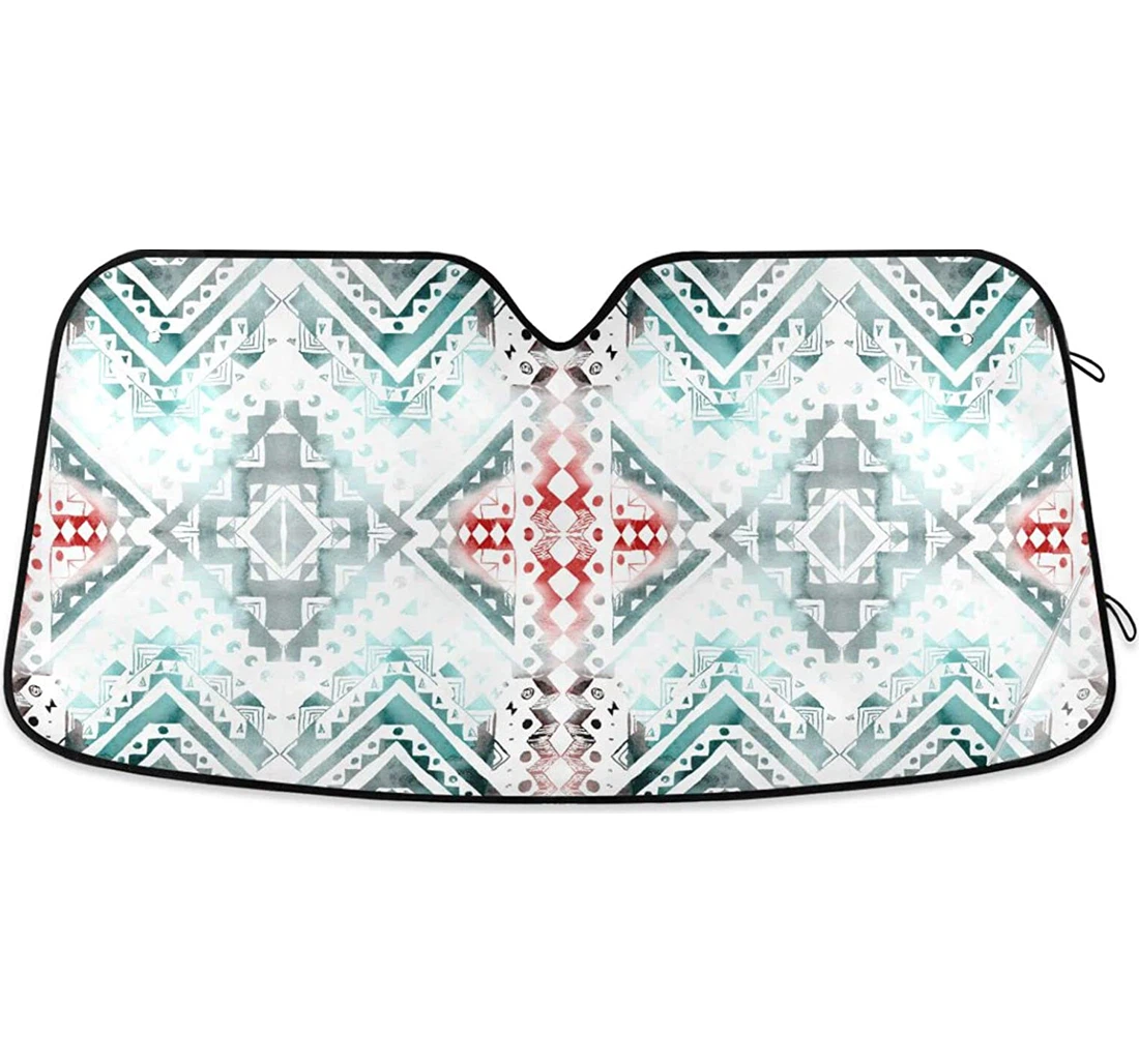 Tribal Patterns Auto Sun Shade