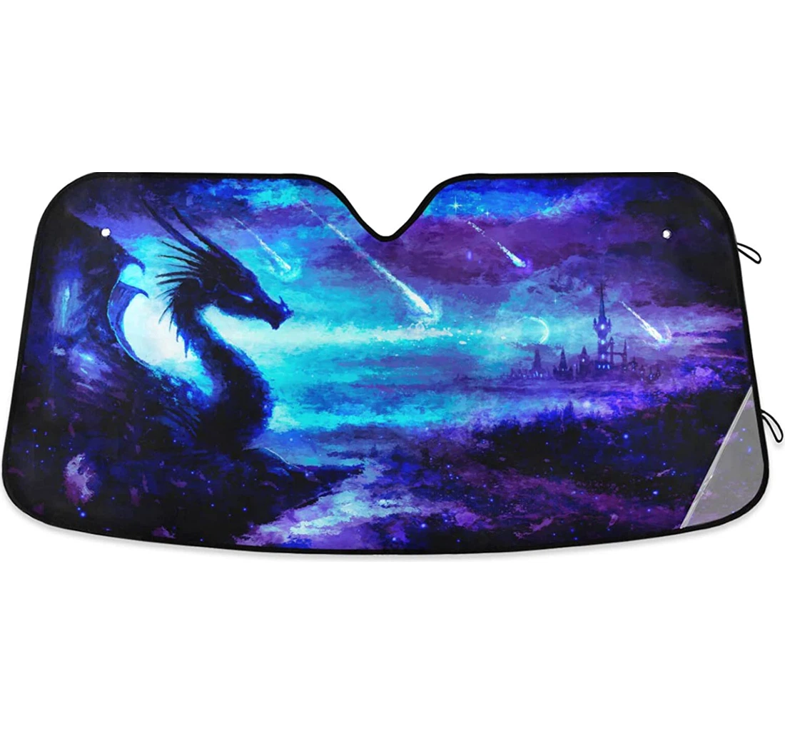 Blue Magic Dragon Auto Sun Shade