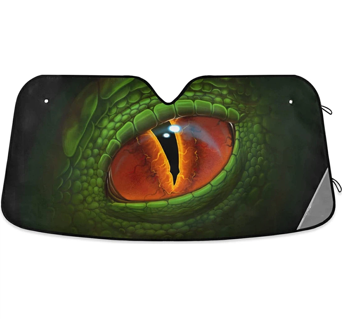 Green Dragon Eyes Auto Sun Shade