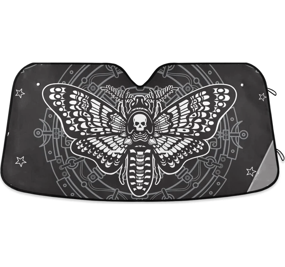 Moth Skull Auto Sun Shade