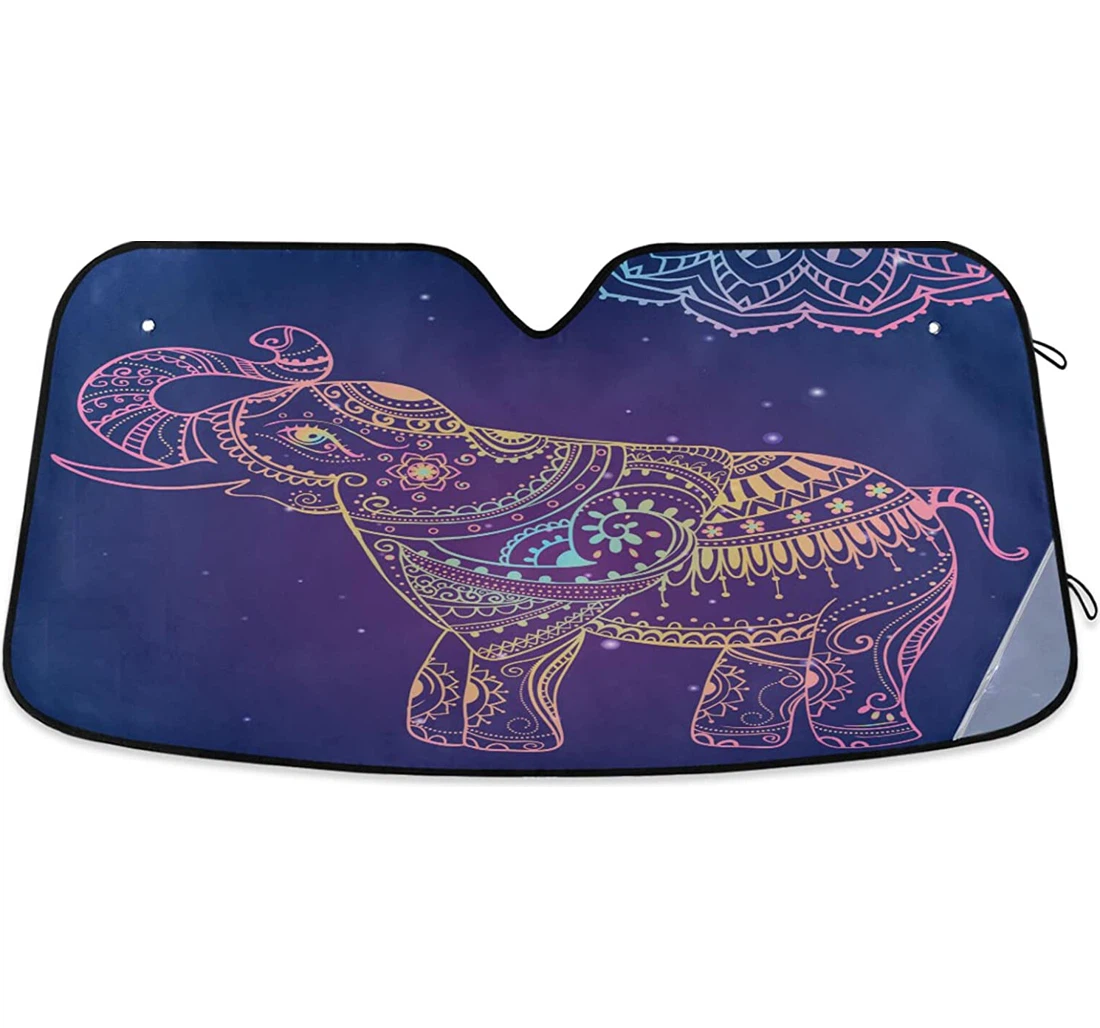 Elephant Auto Sun Shade