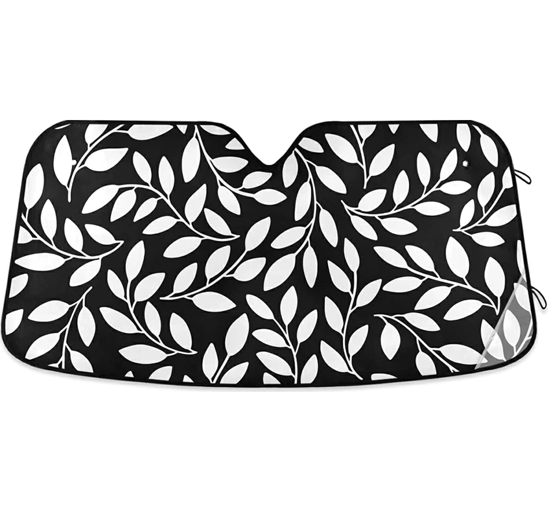 White Branches Leaves Jeep Auto Sun Shade