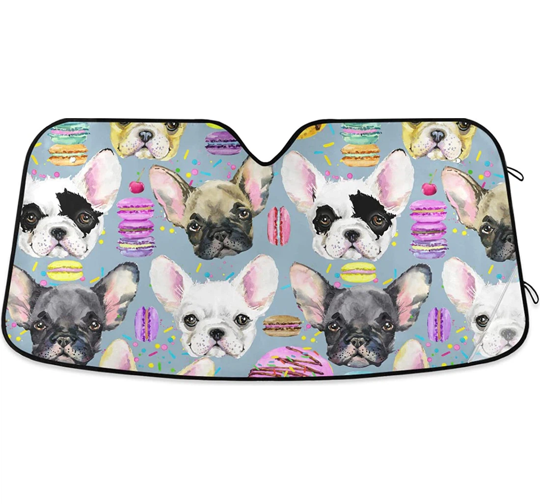 French Bulldog Sunscreen Auto Sun Shade