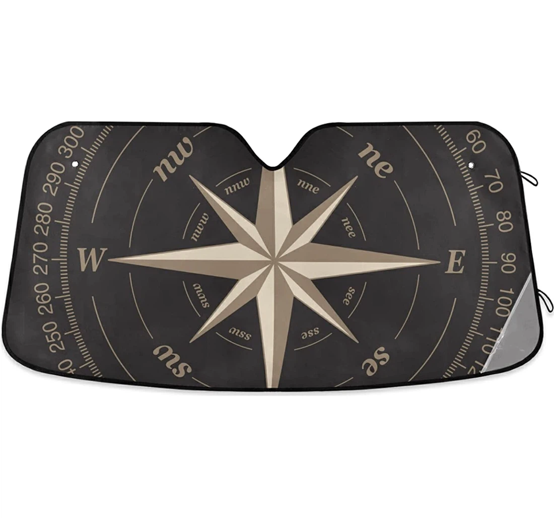Compass Rose Auto Sun Shade