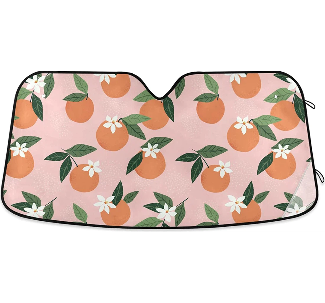 Oranges Fruit Auto Sun Shade