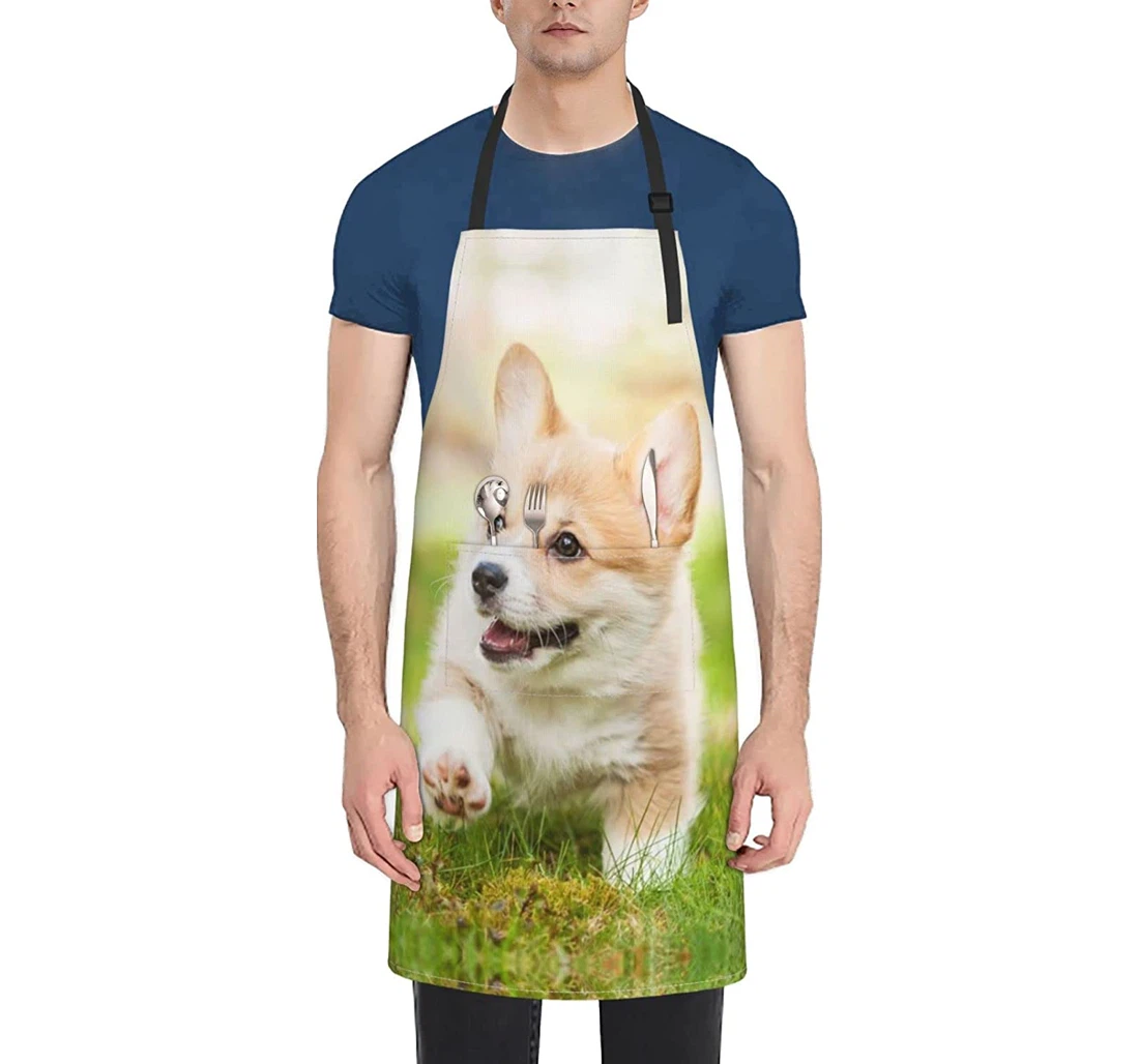 Corgi Puppy Apron