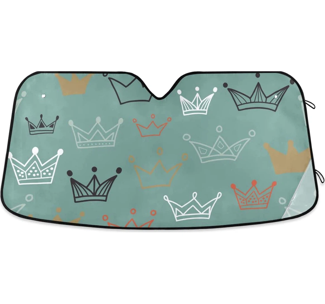 Crowns Cars Auto Sun Shade