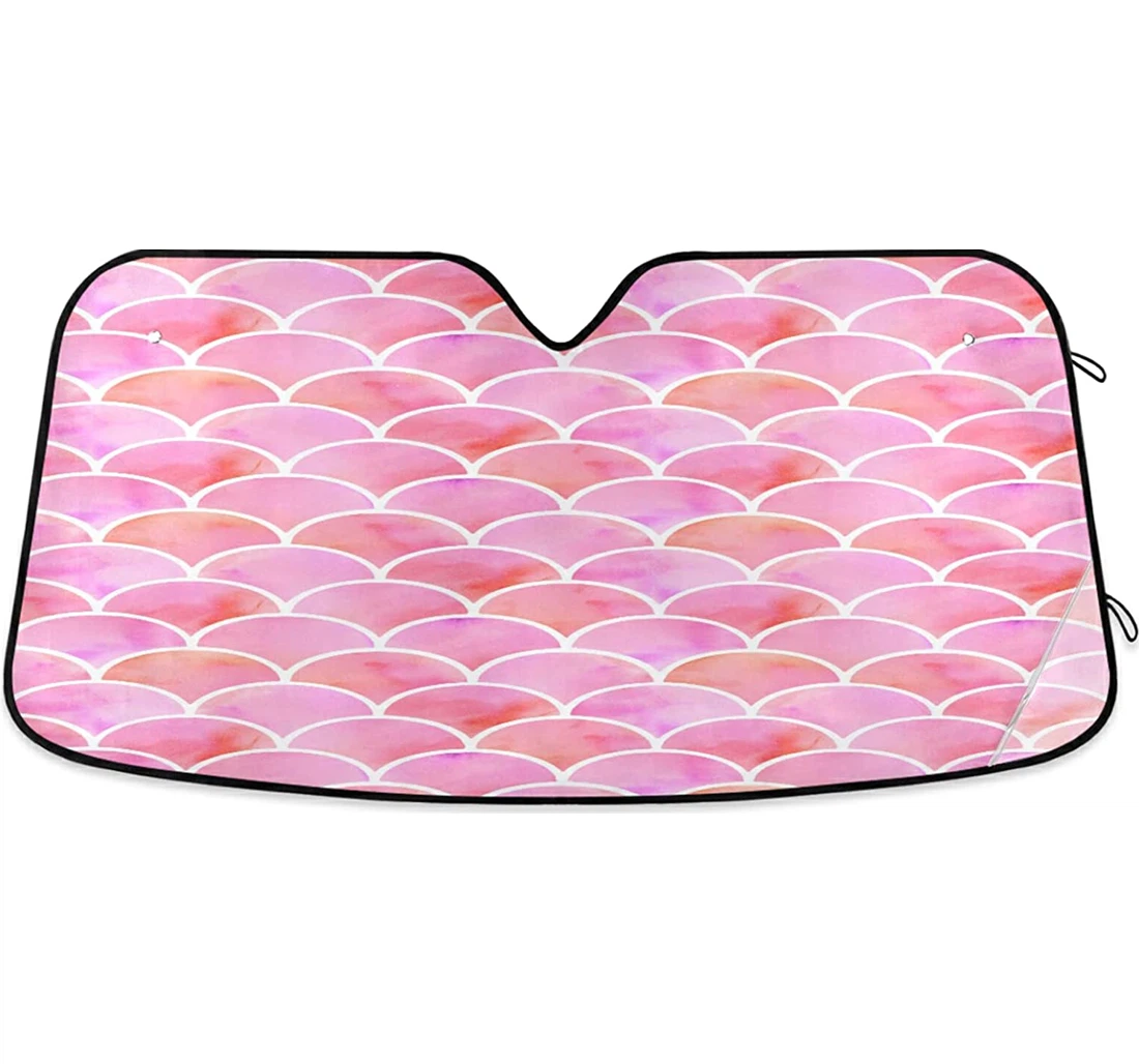 Pink Scales Sunscreen Auto Sun Shade