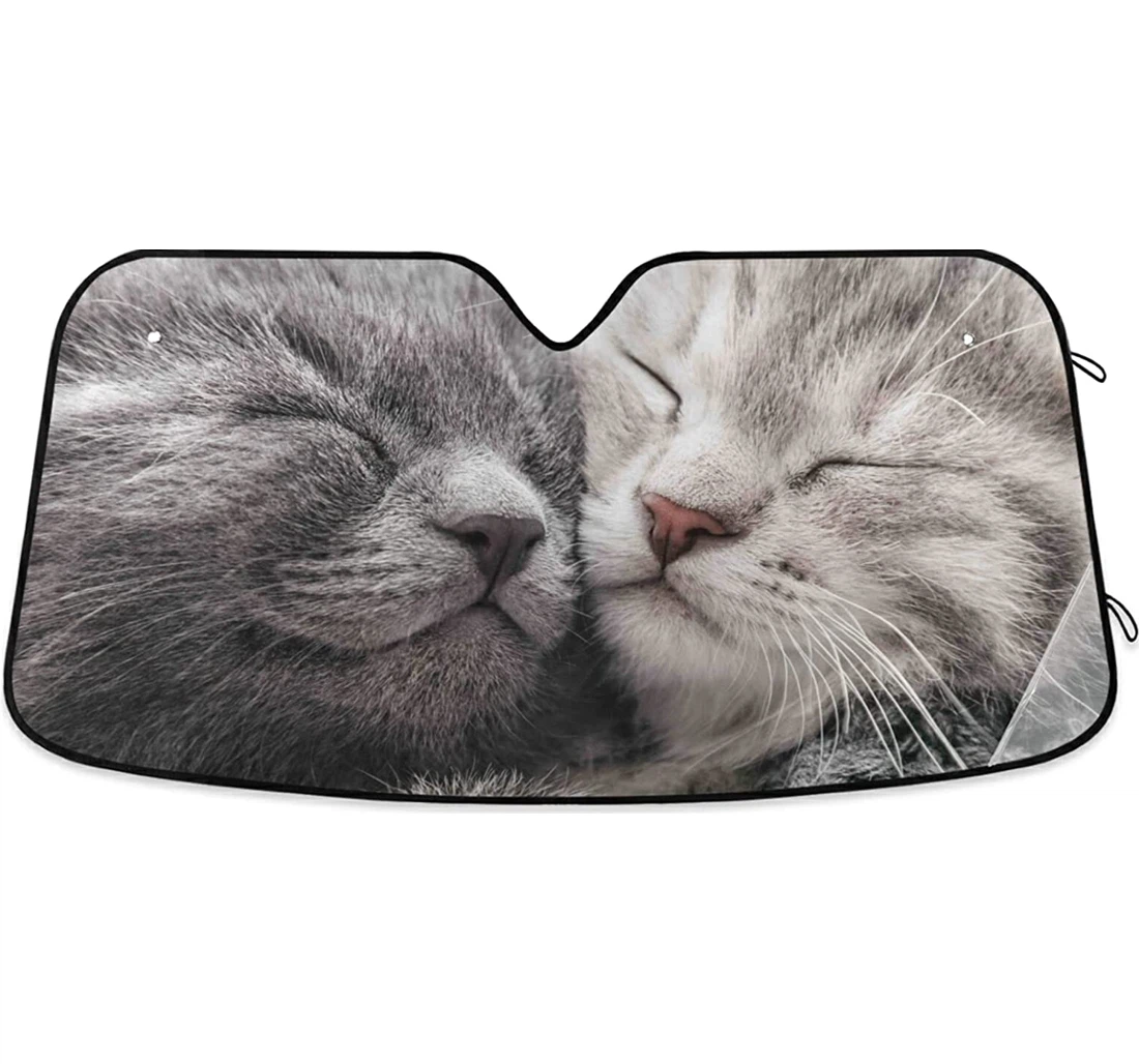 Happy Kittens Cat Auto Sun Shade