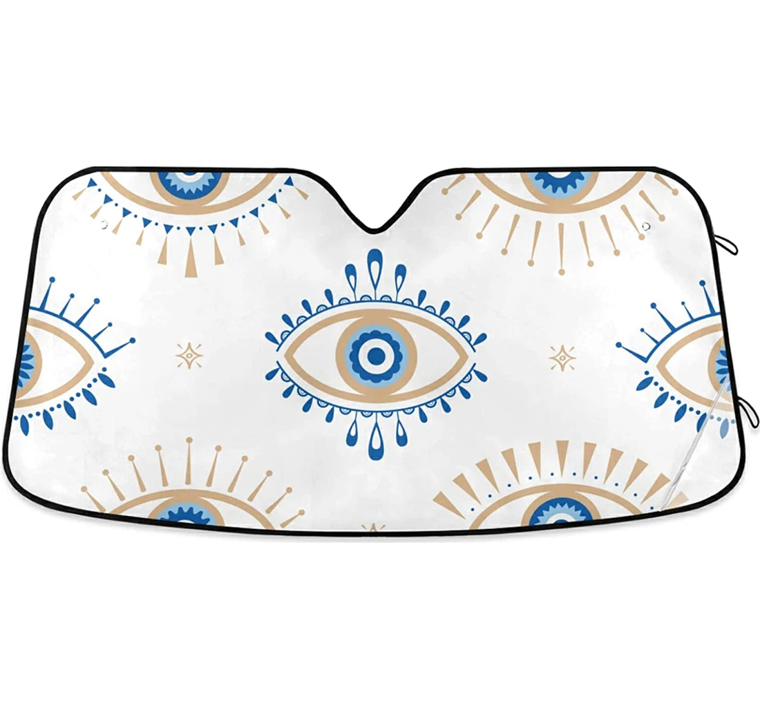 Evil Eye Fits Auto Sun Shade
