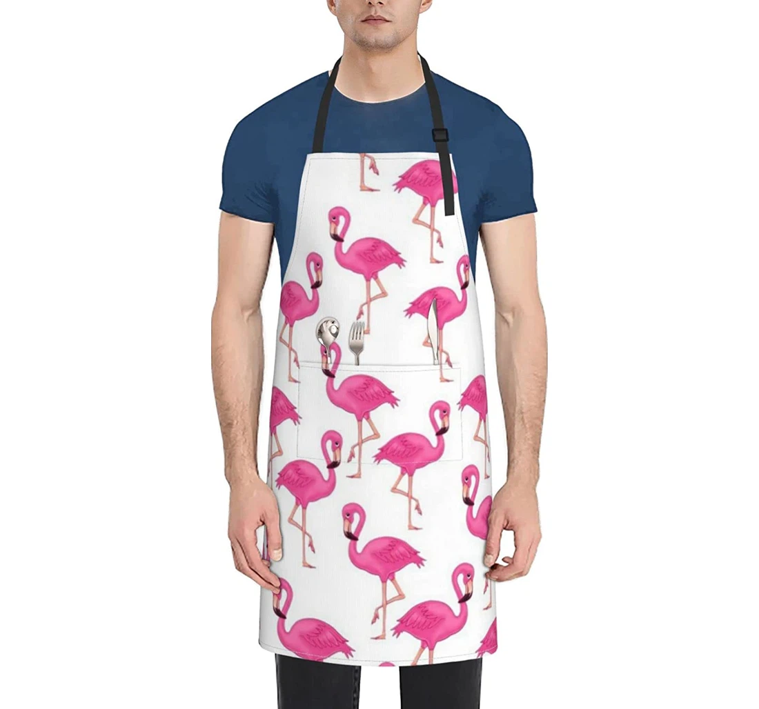 Pink Flamingo Apron