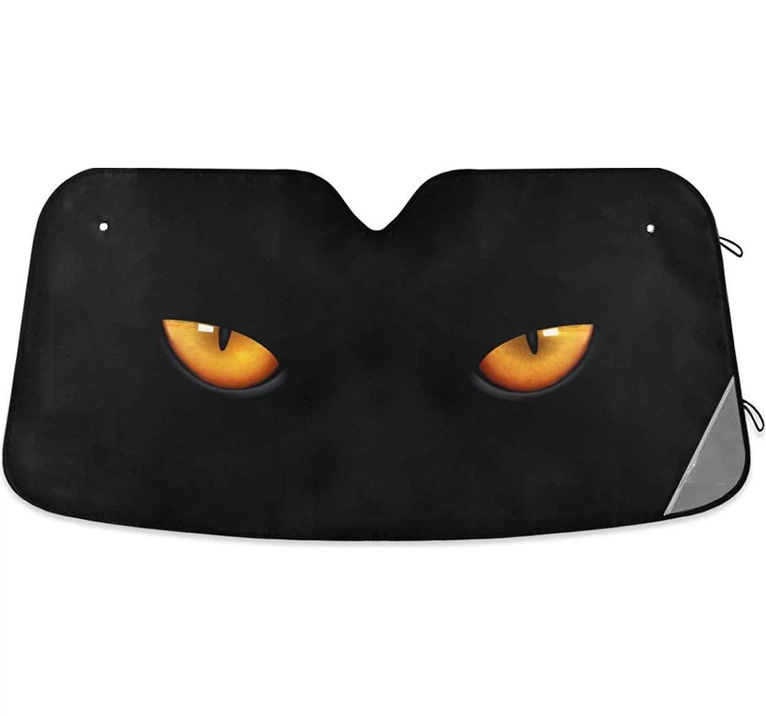 Cat Eyes Black Auto Sun Shade