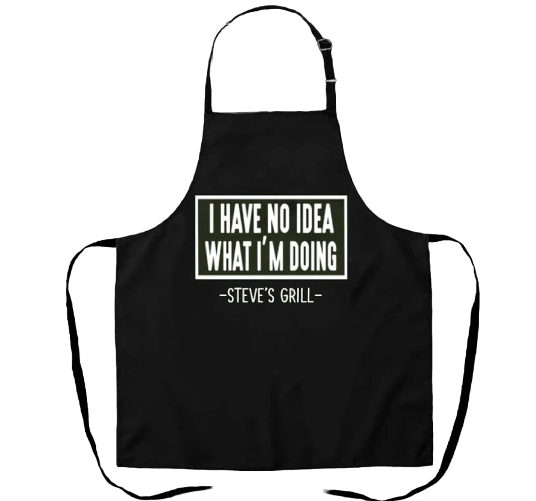 I Have No Idea What I'm Doing Your Name Grill Personalized Grill Bbq Gifts Him Funny Funny Grill Gift Apron