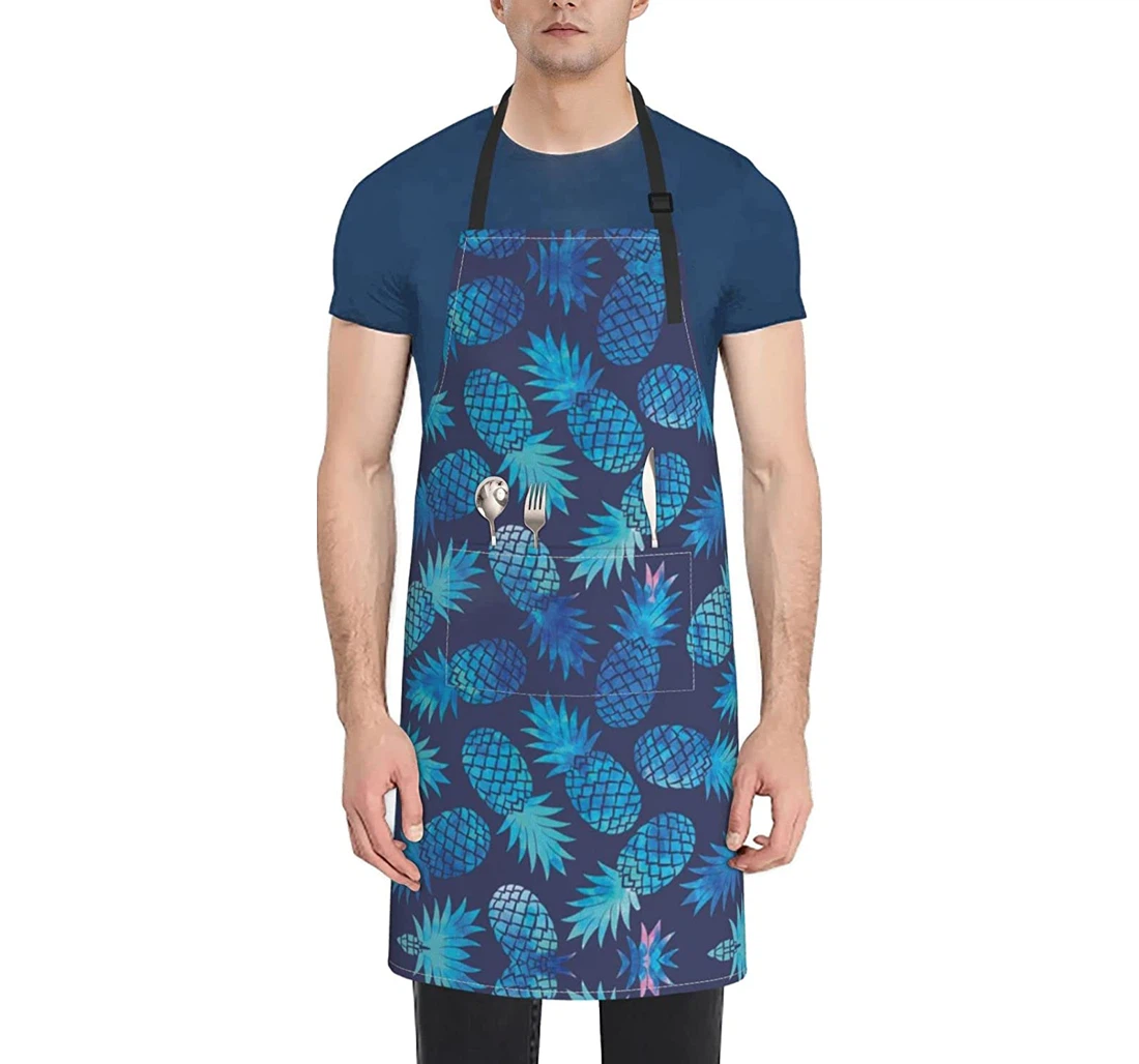 Blue Pineapple Apron