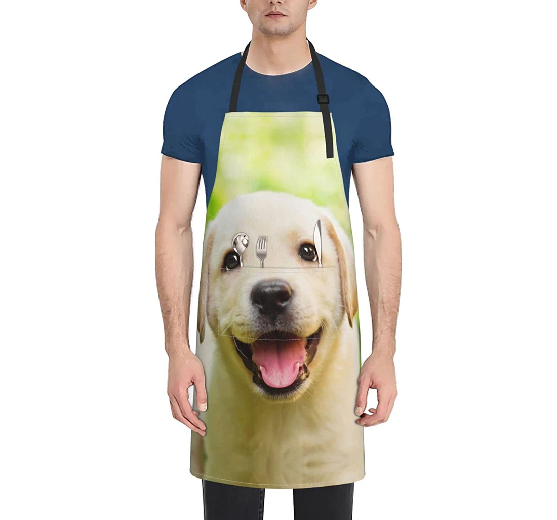 Funny Labrador Puppy Dog Apron