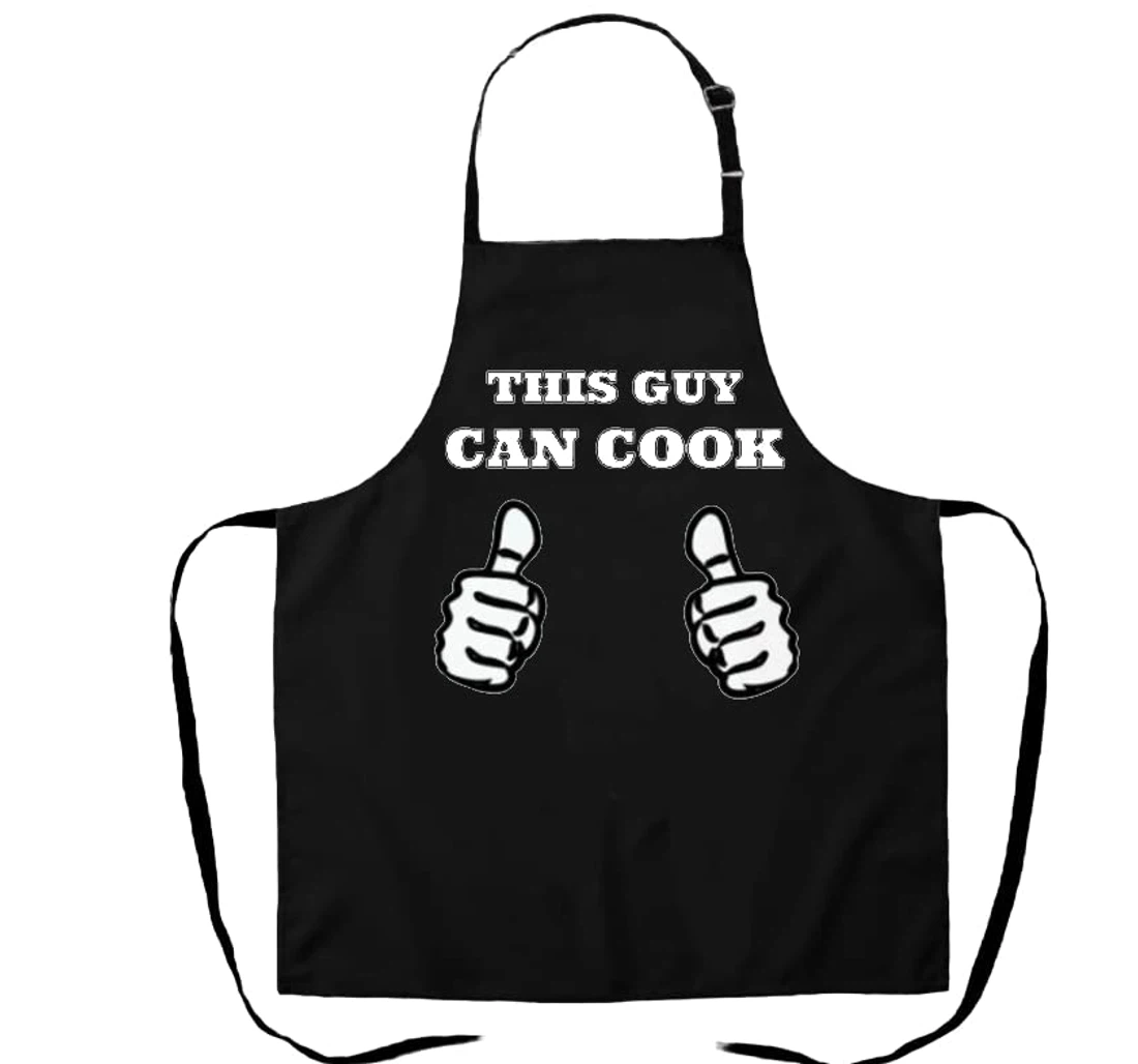 This Guy Can Cook Custom Personalized Chef Womens Mens Unique Gift House Warming Gift Apron