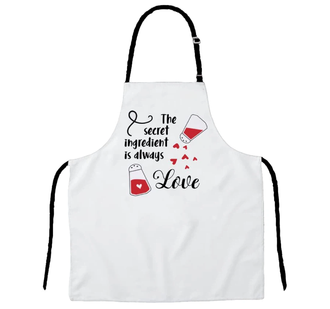 Custom The Secret Ingredient Is Always Love Personalized Gift Chef Cook Apron