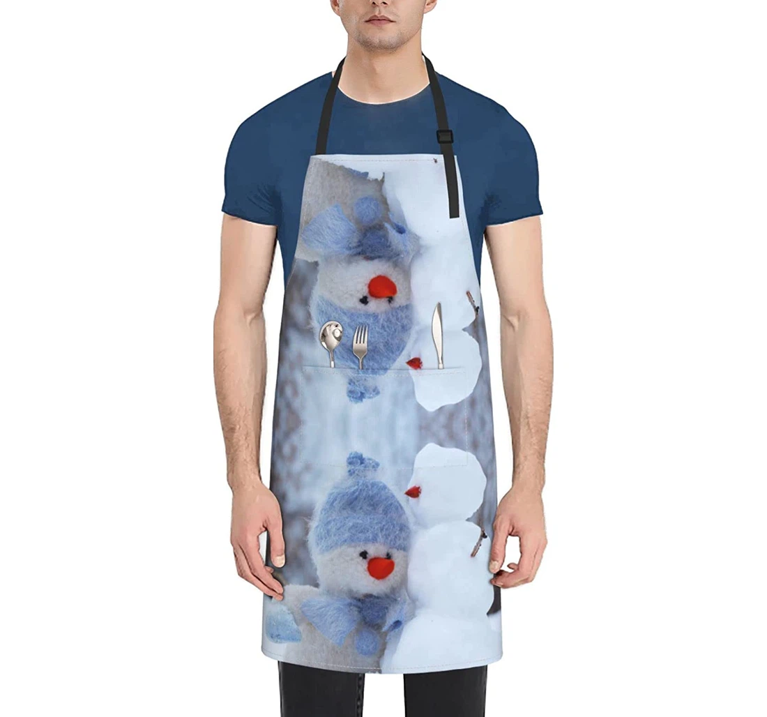 Cute Snowman Apron