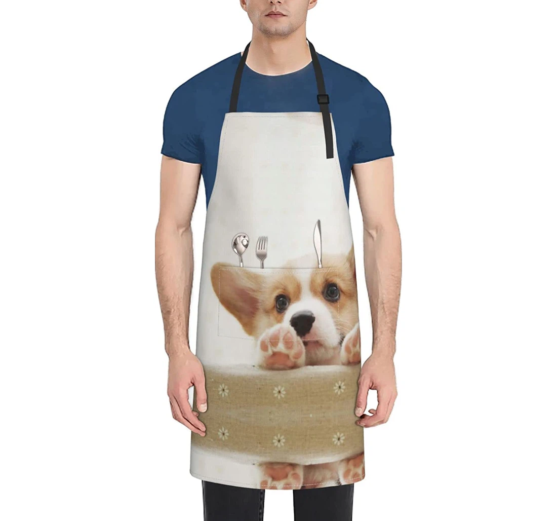 Cute Corgi Apron