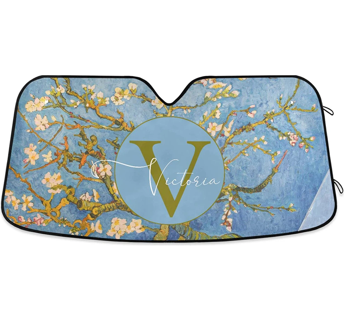 Custom Gogh Almond Blossom Personalized Customized Auto Sun Shade