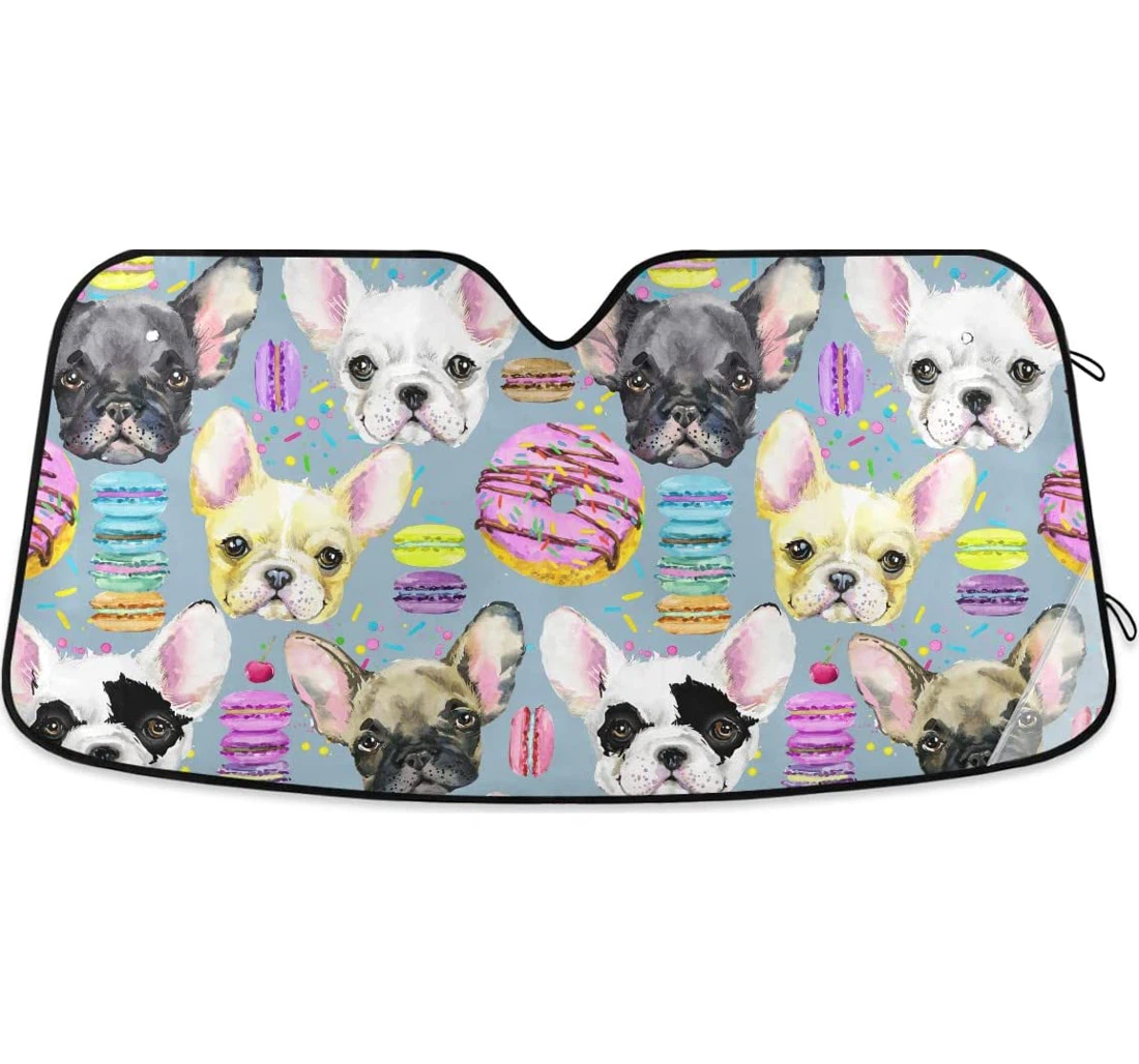 French Bulldog Auto Sun Shade