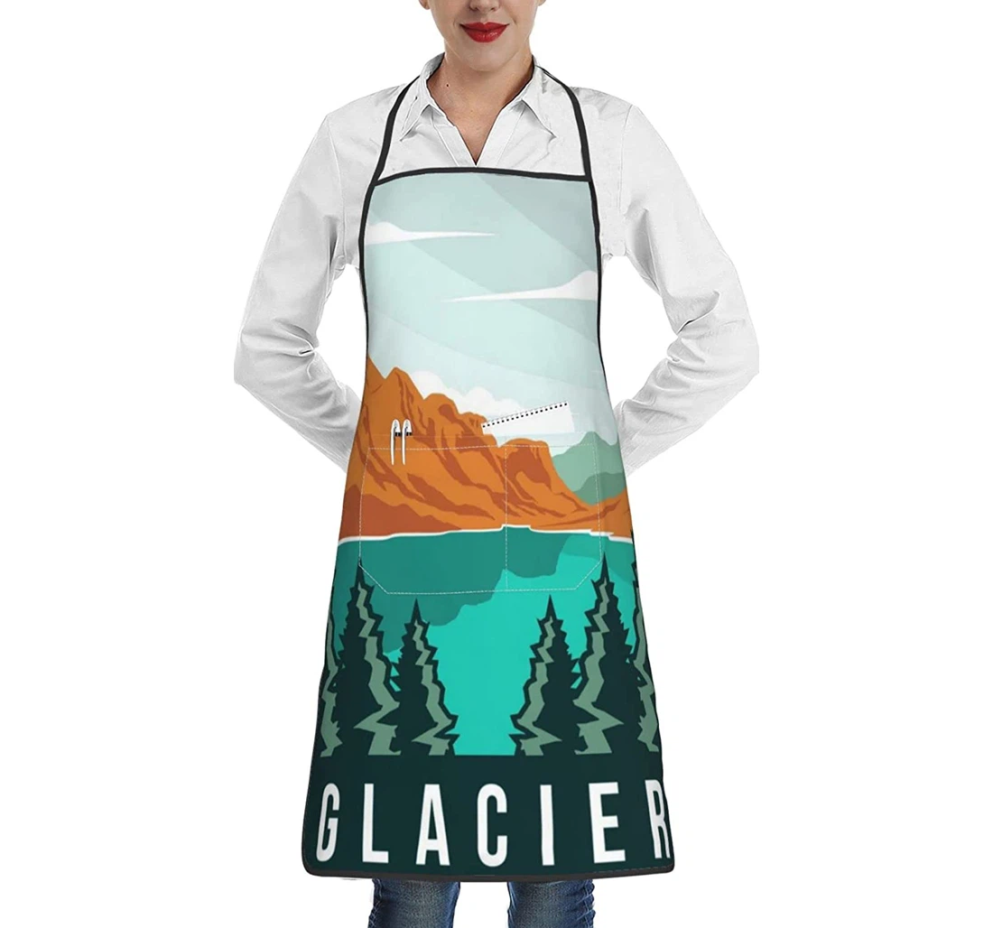 Glacier National Park Pocket Wai Apron