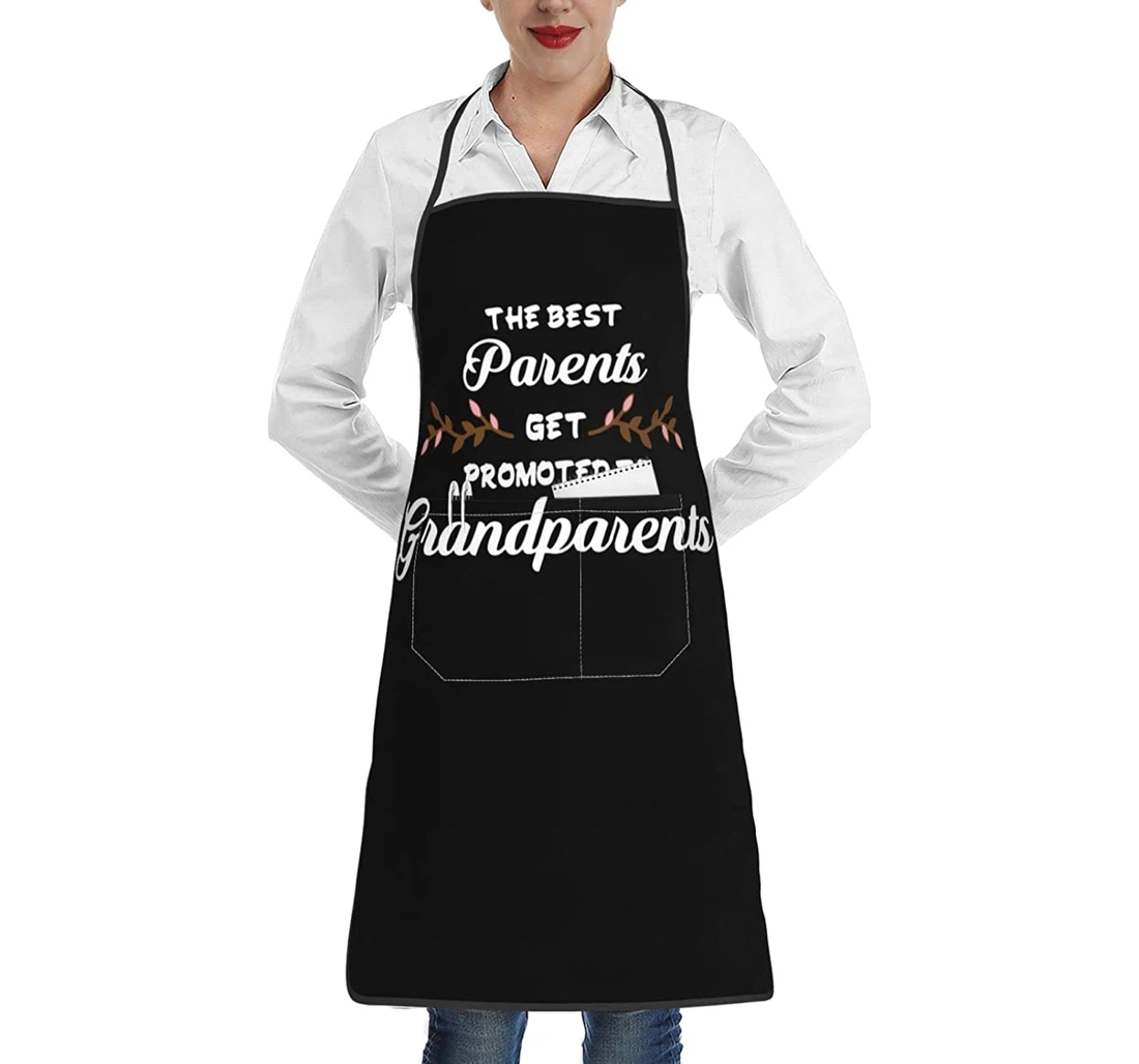 Best Parents Get Promoted To Grandparents Apron