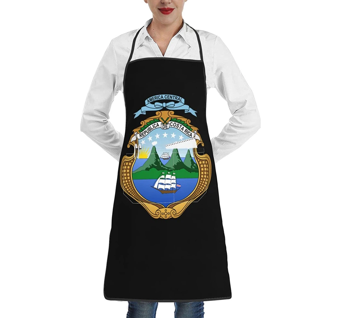 Coat Of Arms Of Costa Rican Apron