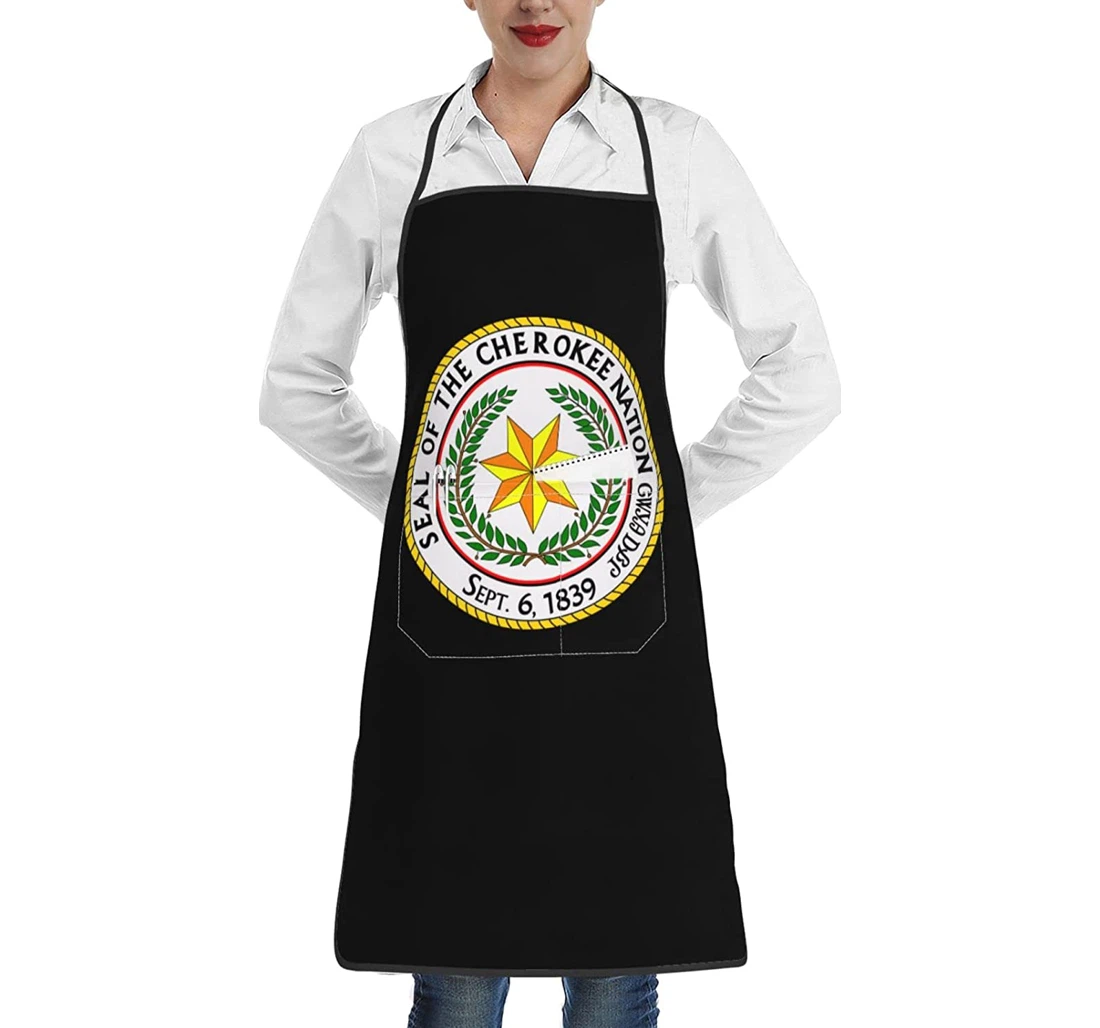 Cherokee Nation Great Seal Pocket Wai Apron