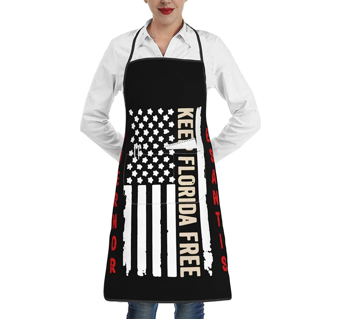 Desantis Keep Florida Free Pocket Wai Apron