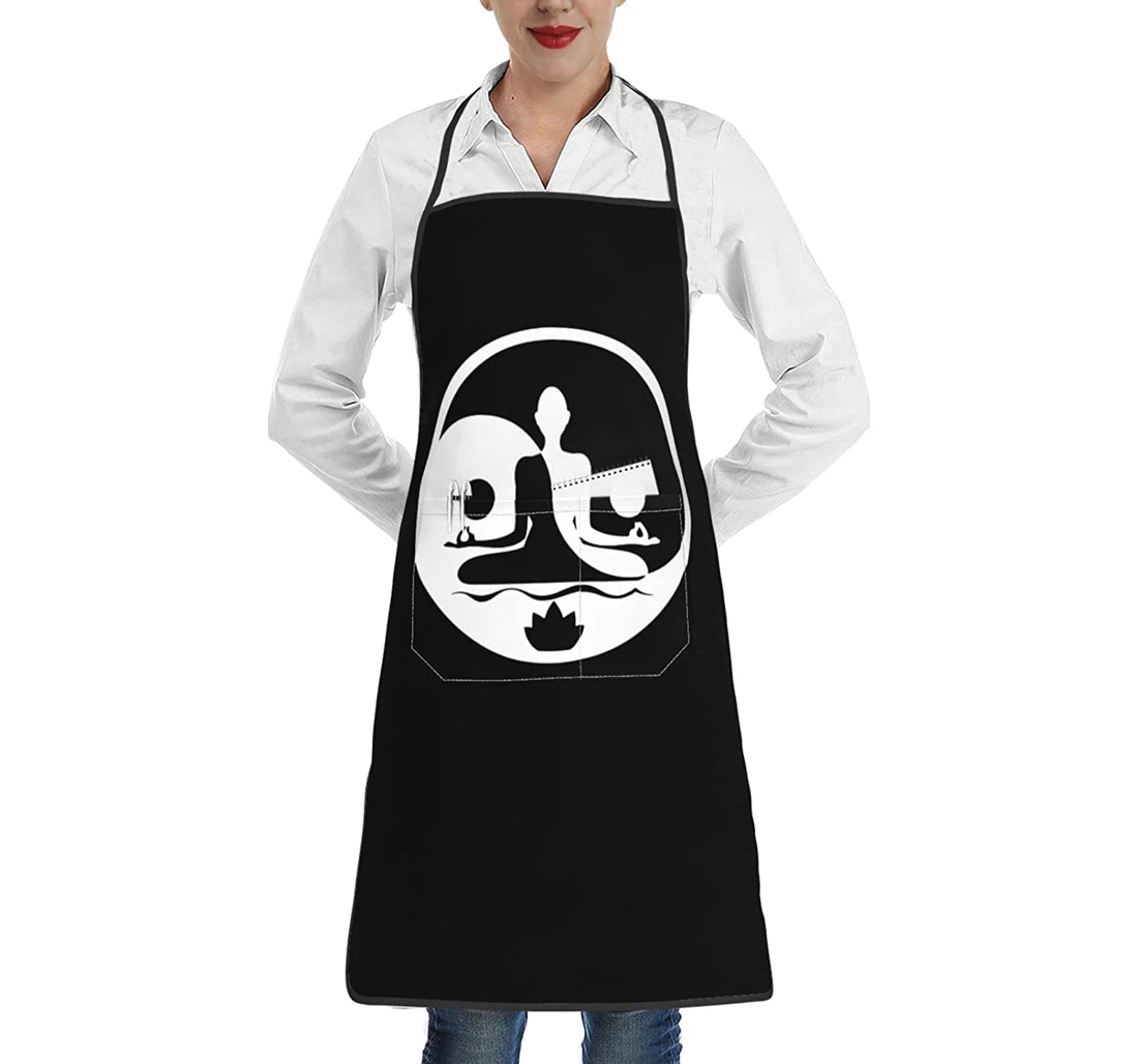 Buddha Yin Yang Apron