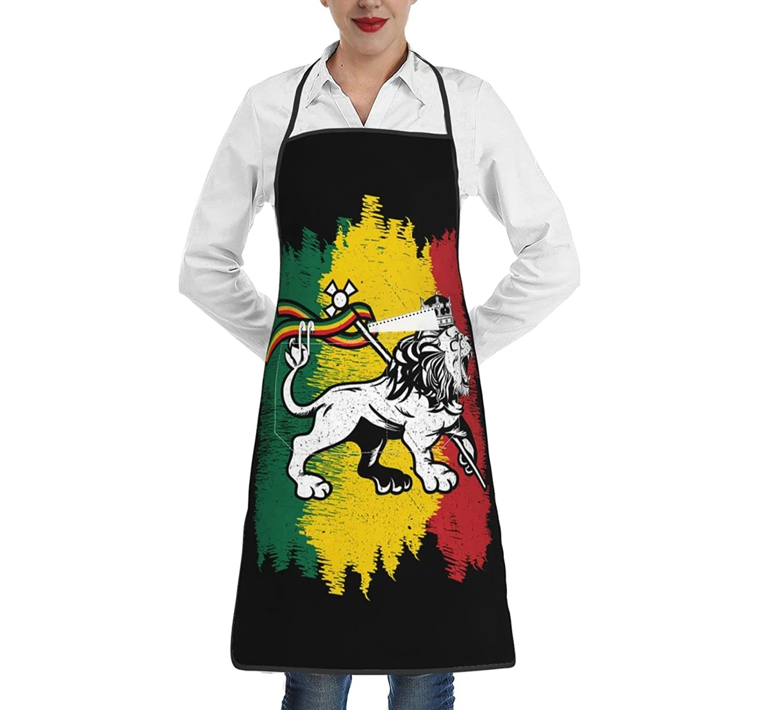 Rasta Lion Of Judah Apron