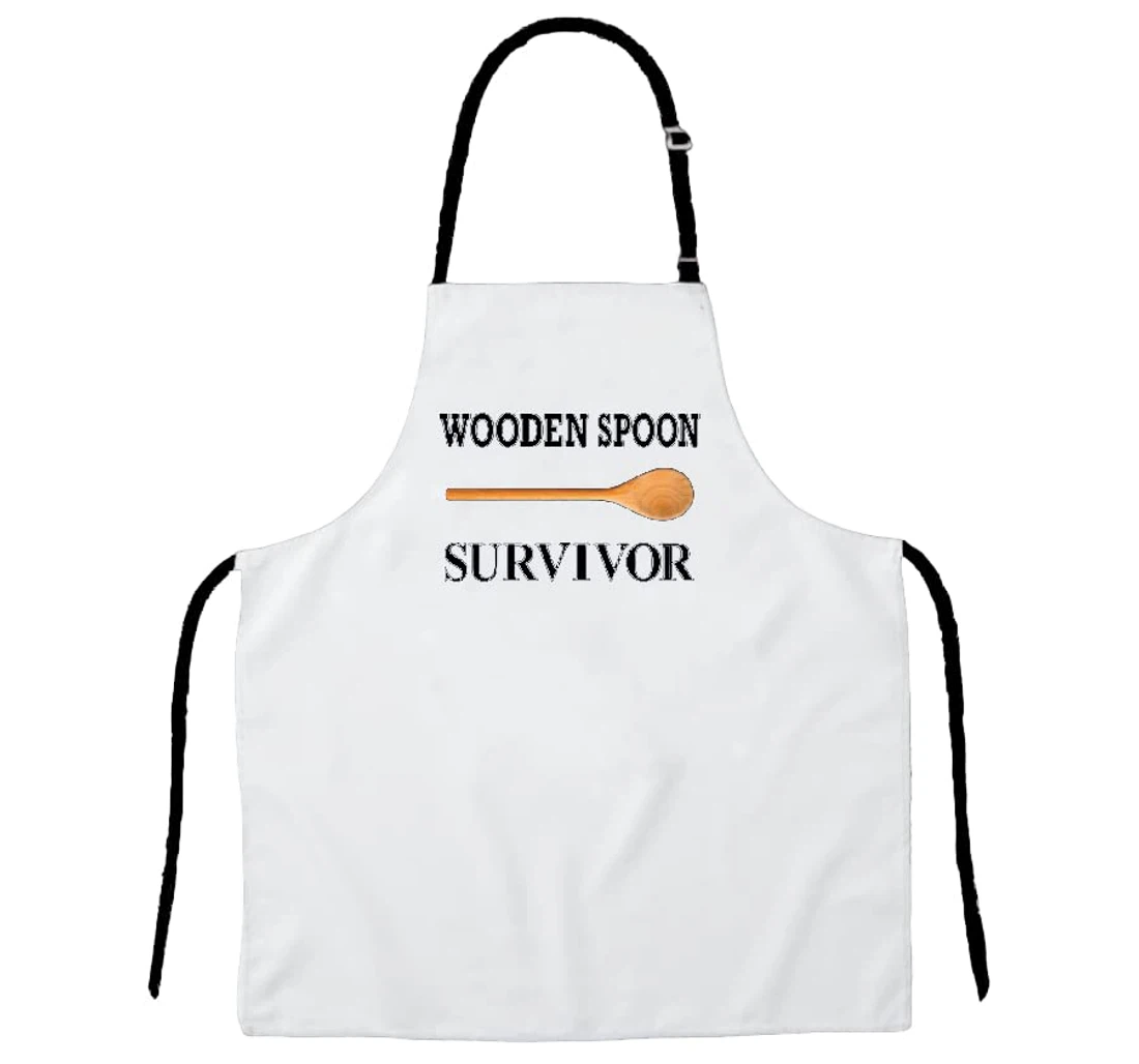 Wooden Spoon Survivor Funny Shirts Sayings Funny Funny Chef Funny Apron