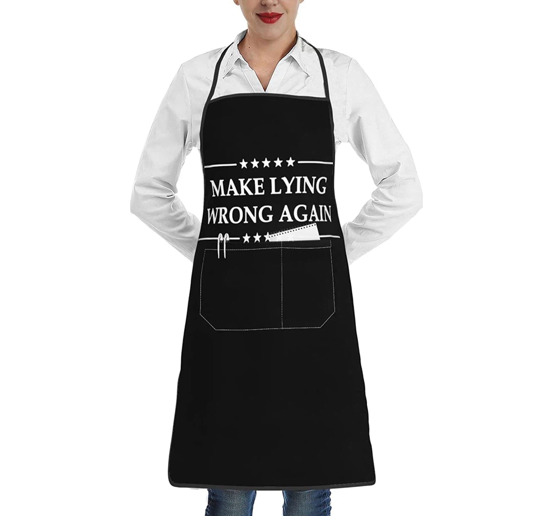 Make Lying Wrong Again Apron