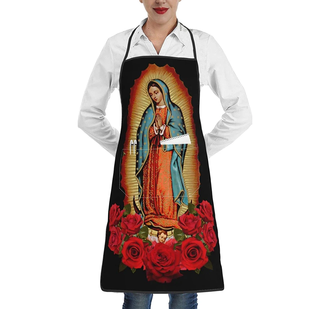 Virgin Mary Pocket Wai Cloth Chef Apron