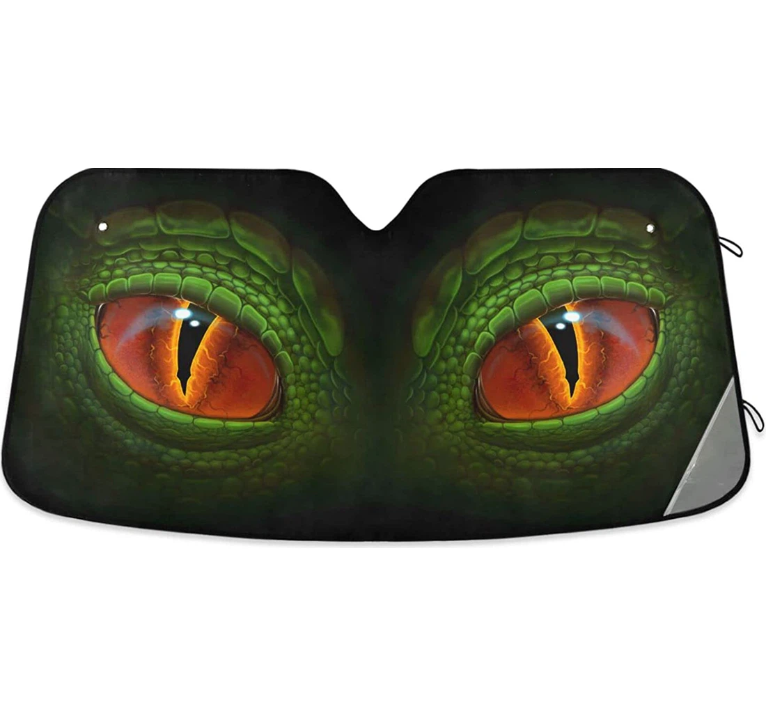 Green Dragon Eyes Auto Sun Shade