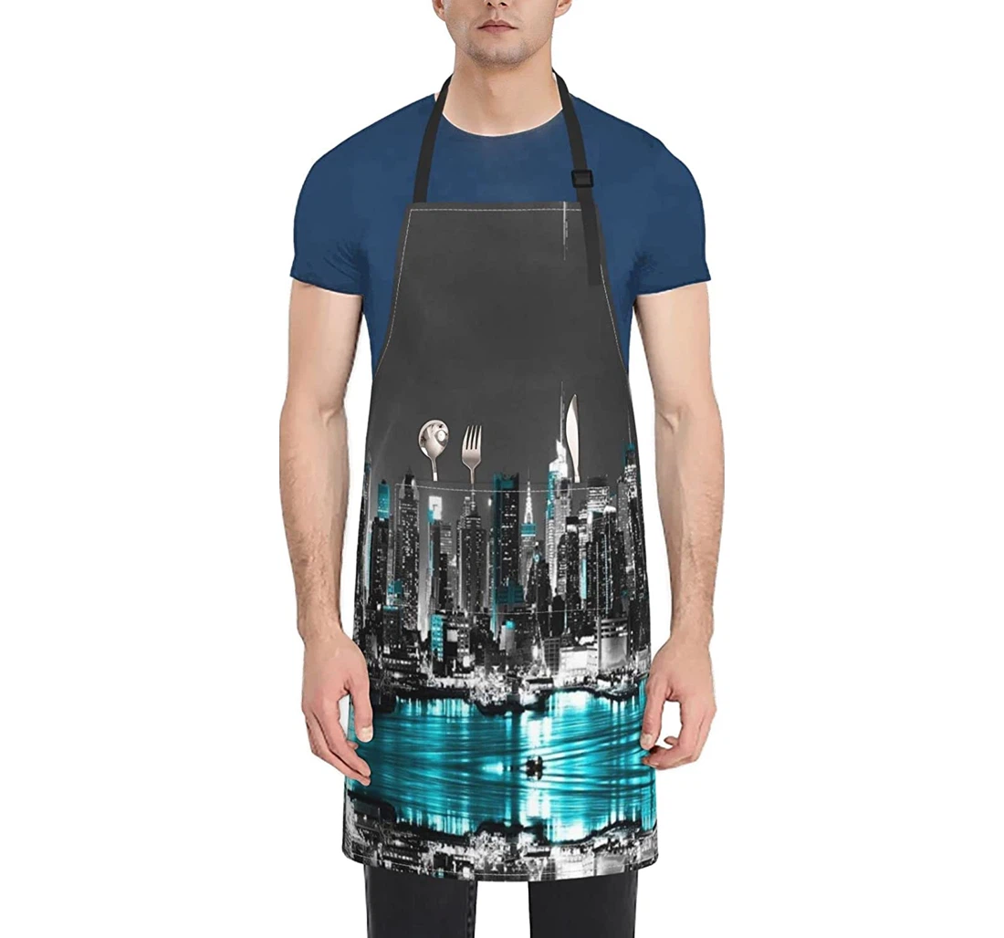 New York Paintings Apron