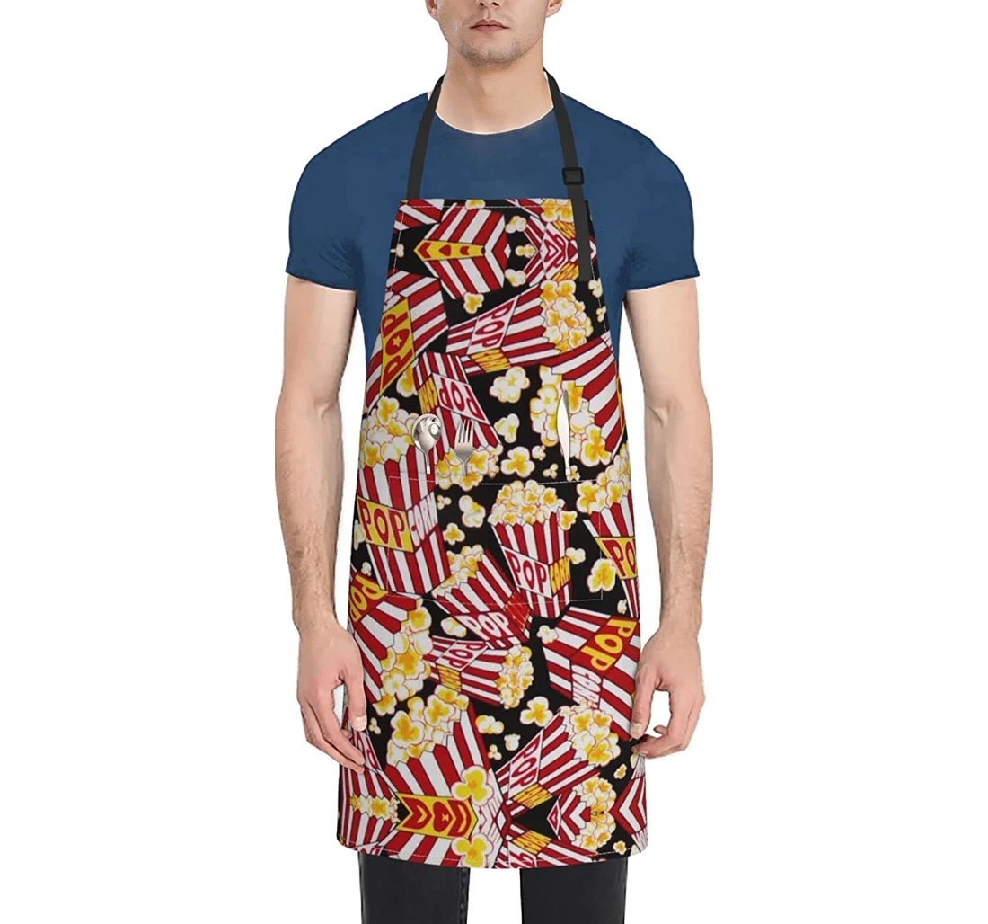 Popcorn Print Apron