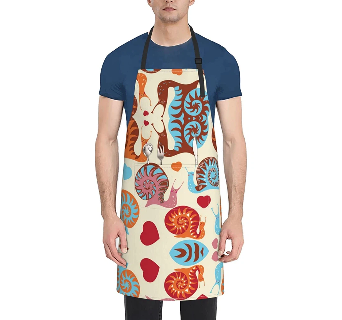 Cute Snail Apron