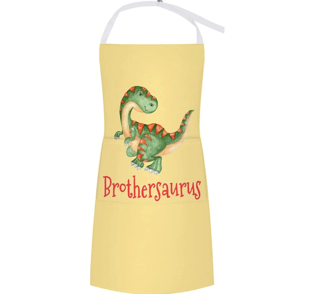 Brothersaurus Rex Dinosaur Apron