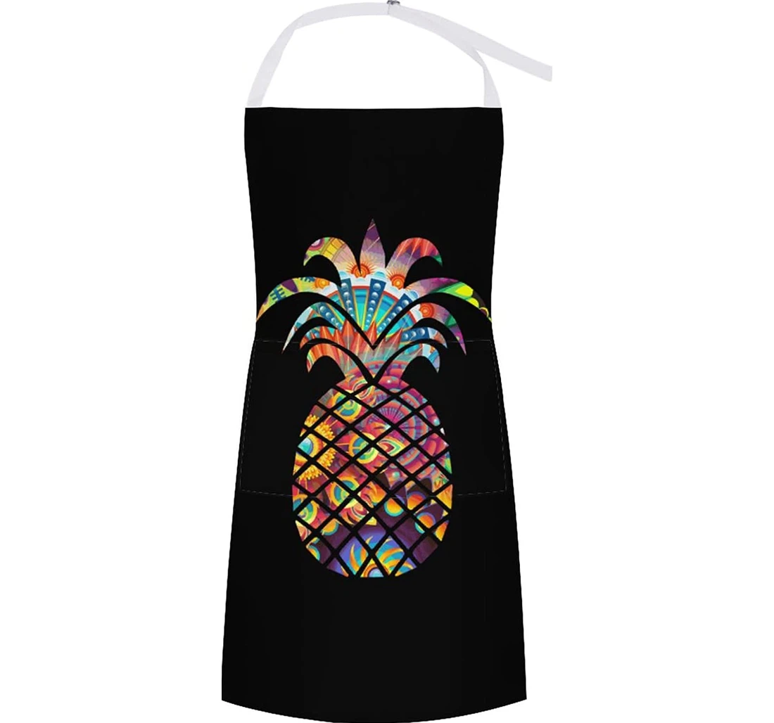 Psychedelic Pineapple Apron