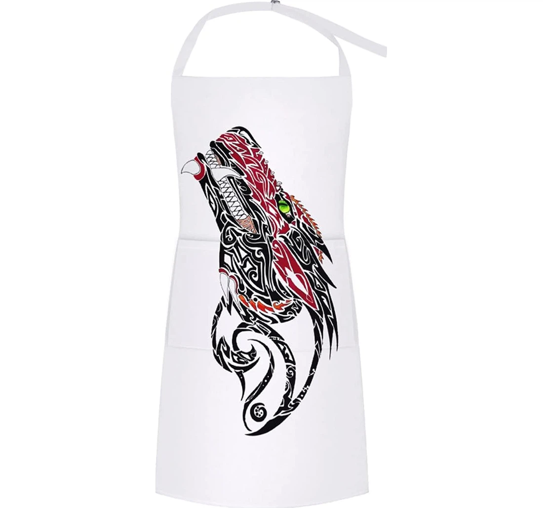 Psychedelic Dragon Apron