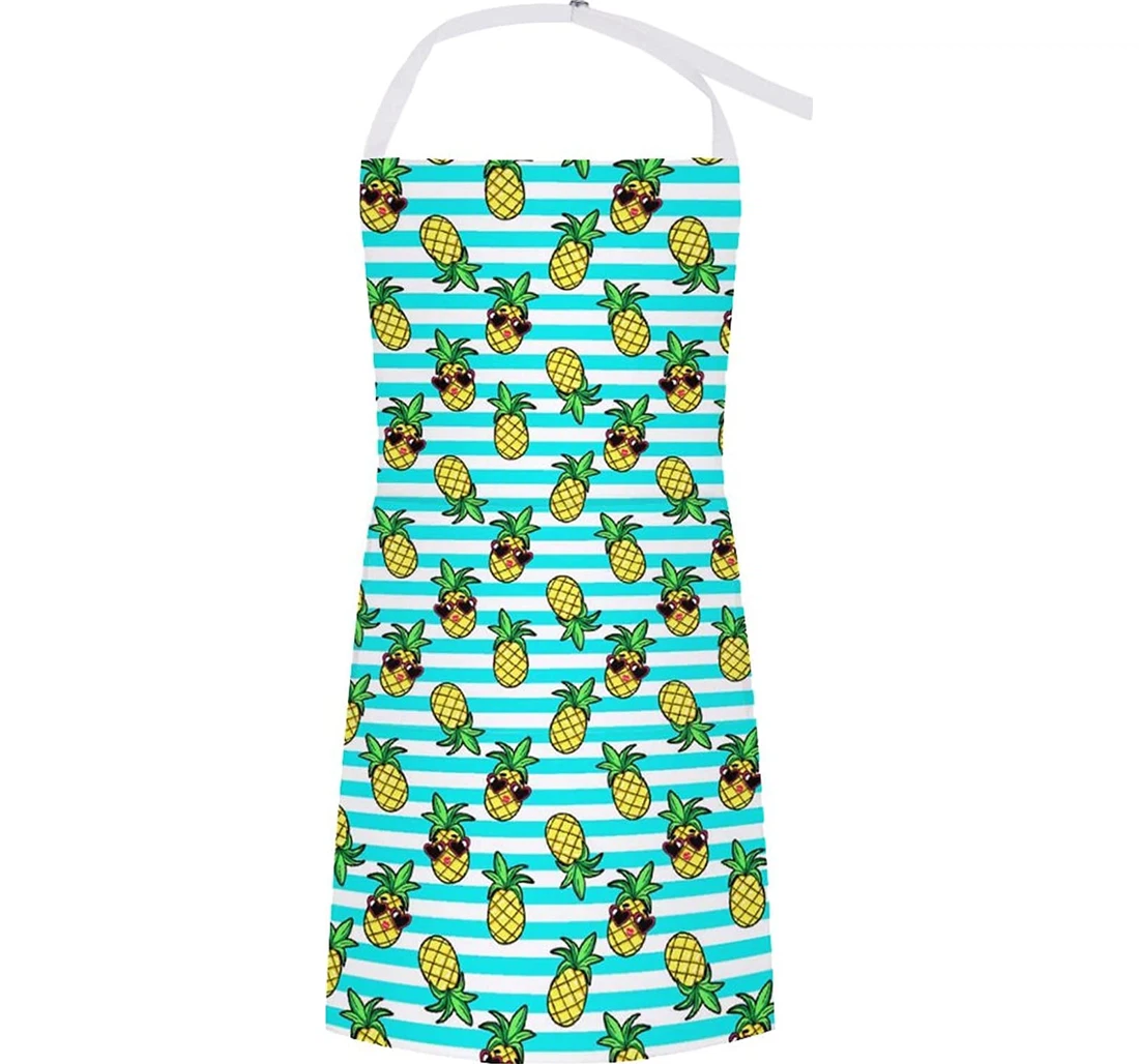 Tropic Cartoon Trendy Pineapple Apron