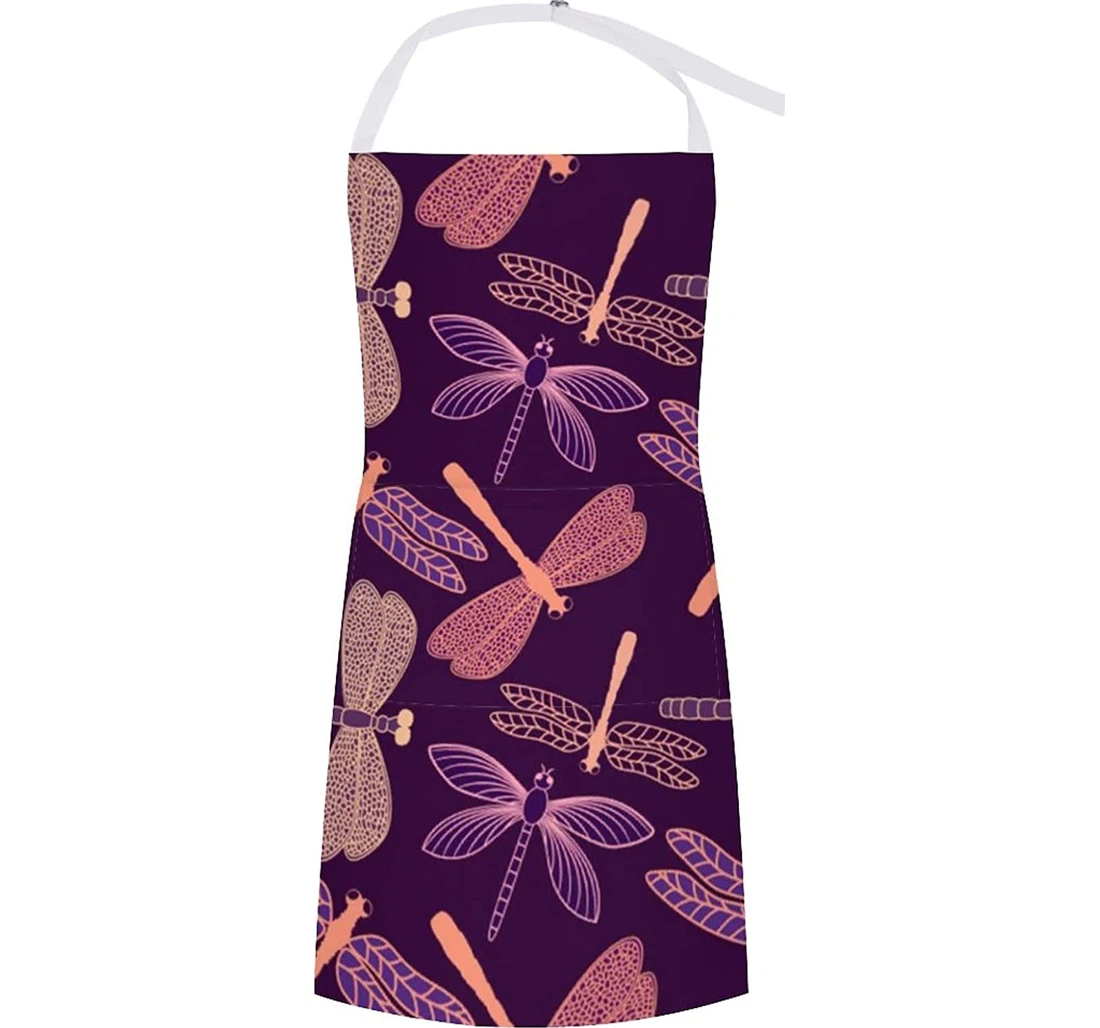 Purple Dragonfly Apron