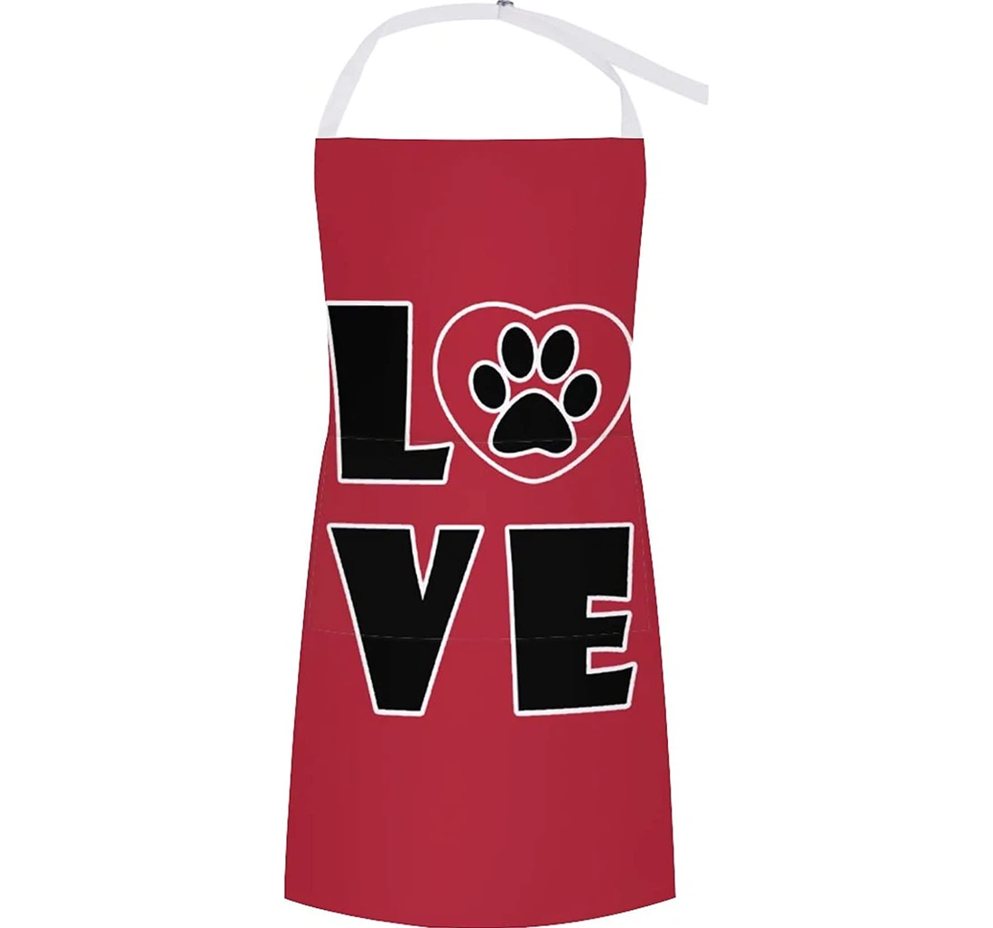 Love Paw Heart Apron