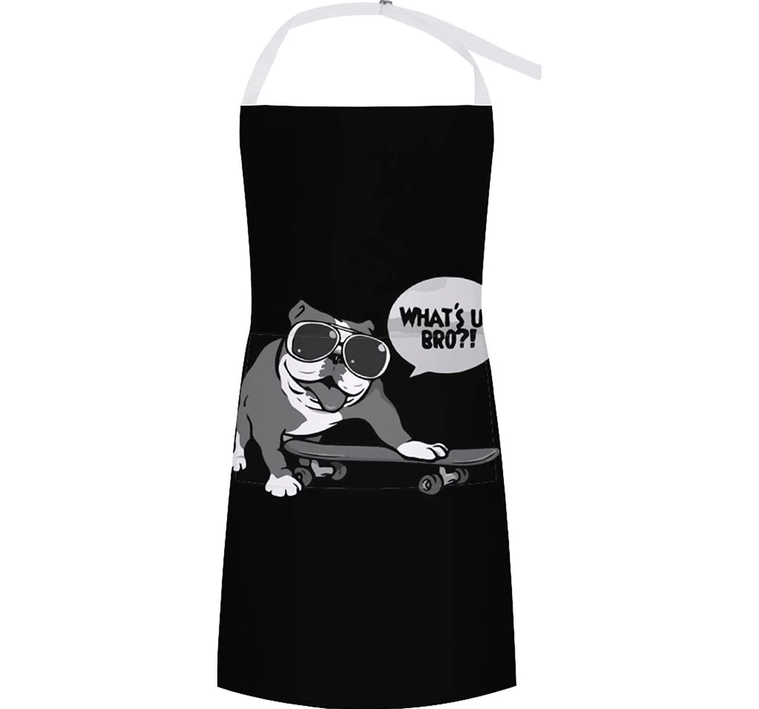 Skateboard Bulldog Apron