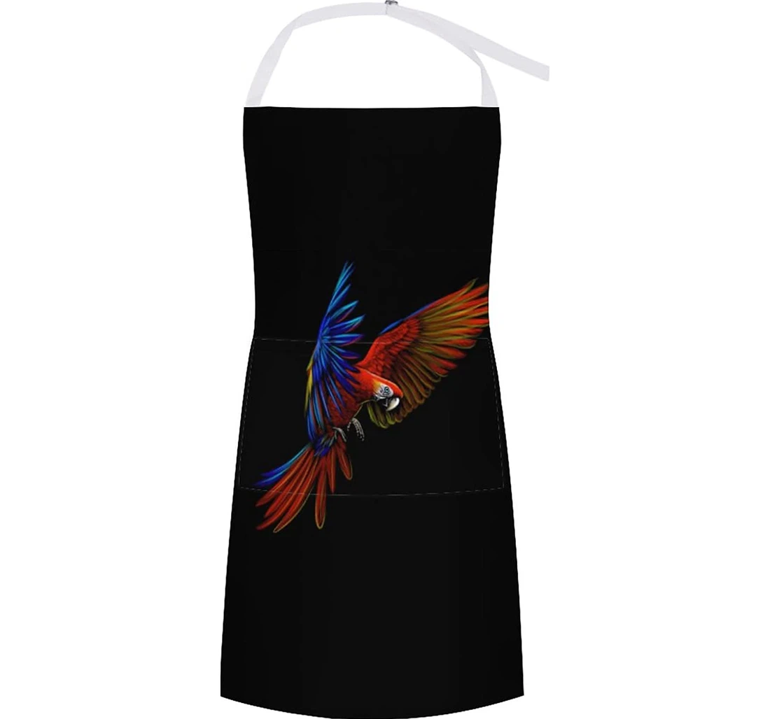 Flying Macaw Parrot Apron